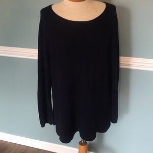 Talbots Navy Blue Crew Neck Sweater